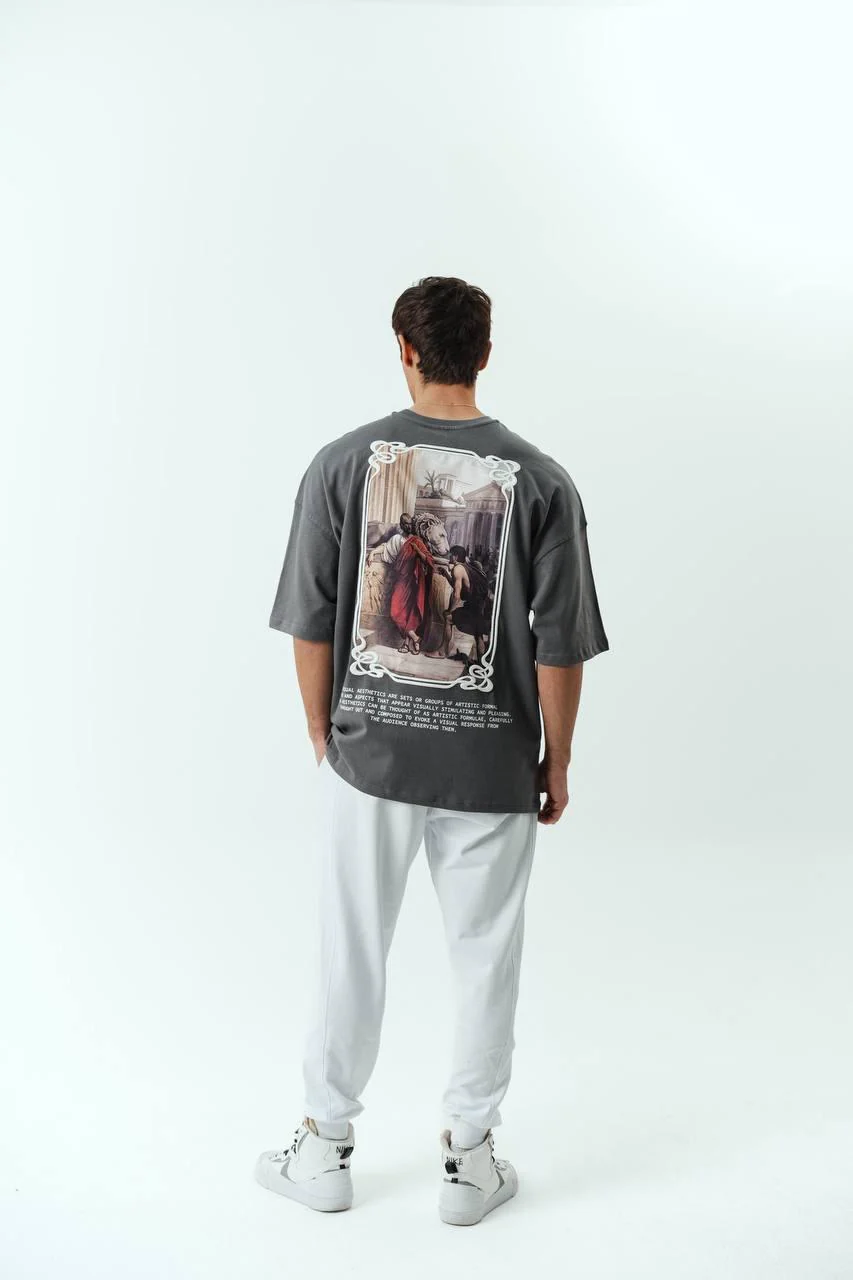 Grey Artistic Tshirts - Image 2
