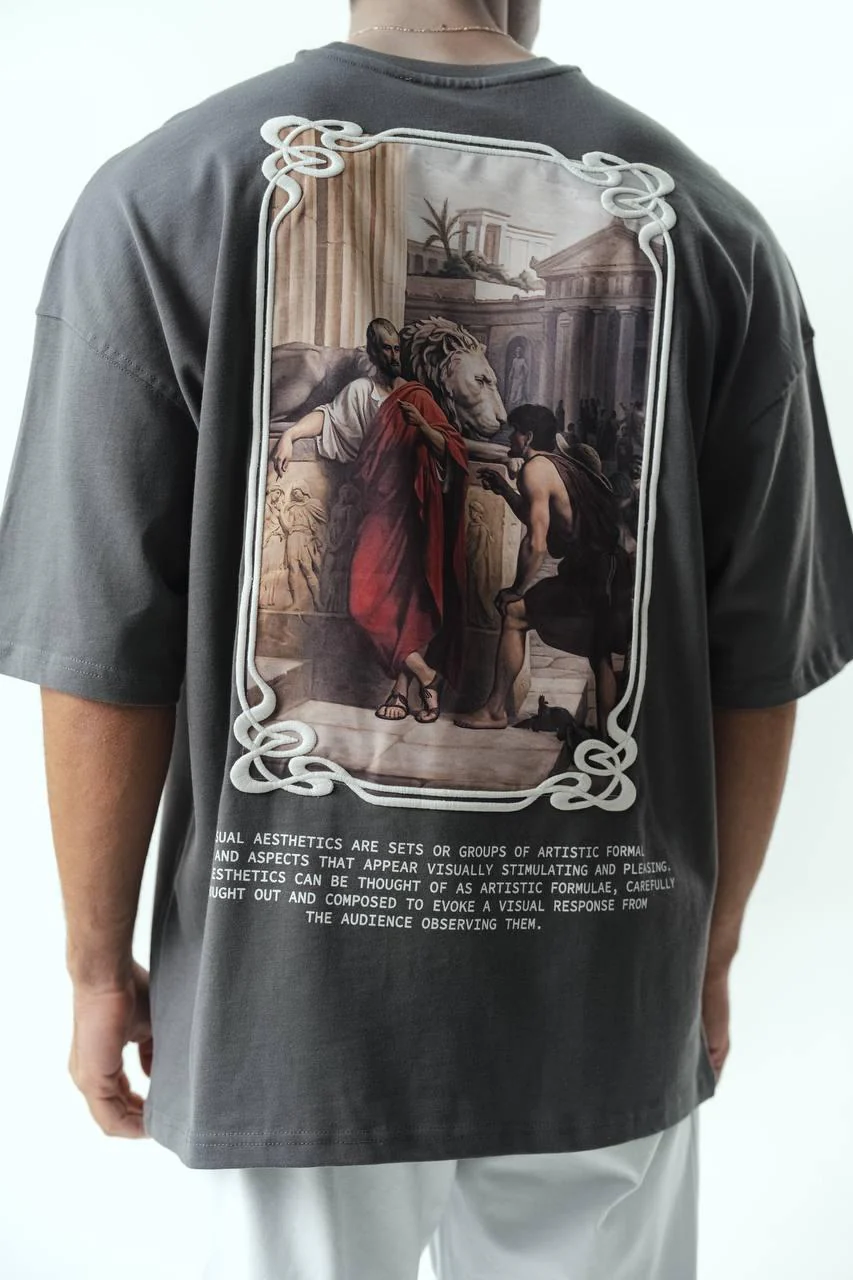 Grey Artistic Tshirts - Image 4