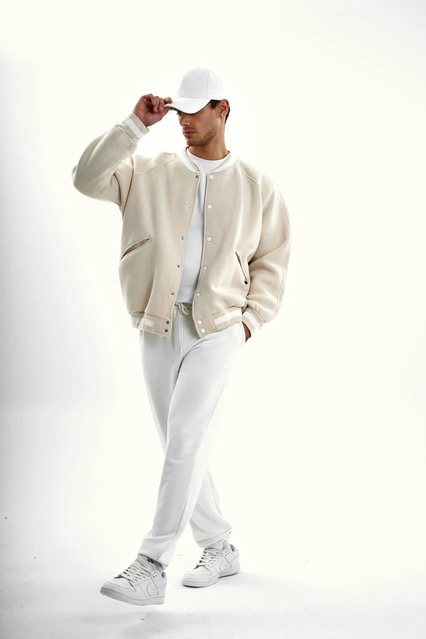 Cream Wool Jacket - Image 3