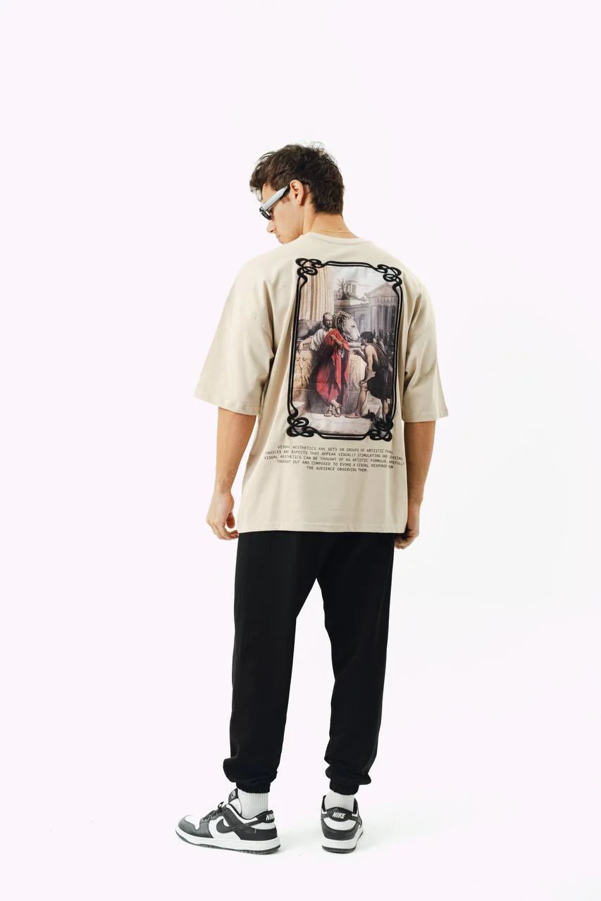 Cream Artistic Tshirts - Image 3
