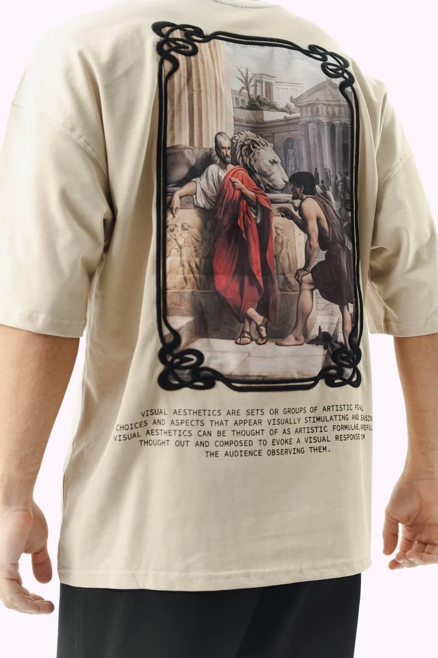 Cream Artistic Tshirts - Image 4