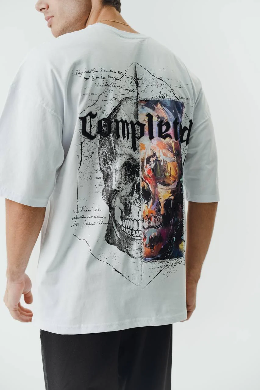 White Completed Tshirts - Image 4