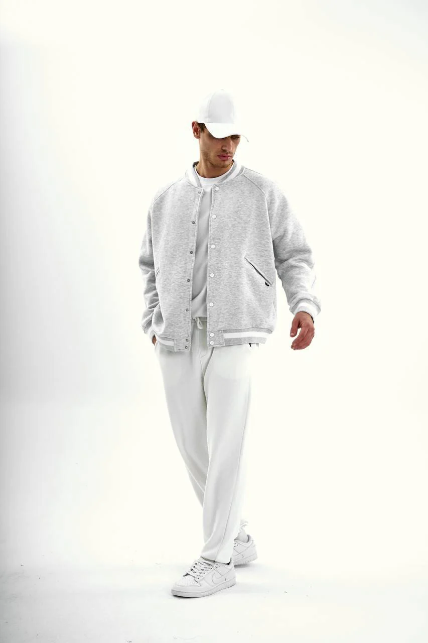 Grey Wool Jacket - Image 3