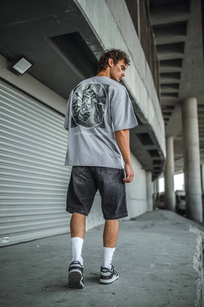 Short Sleeve Grey Tshirts - Image 3