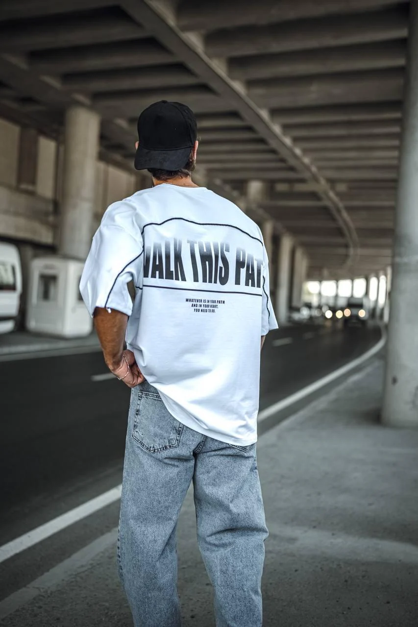 Walk This Path White Tshirts - Image 3