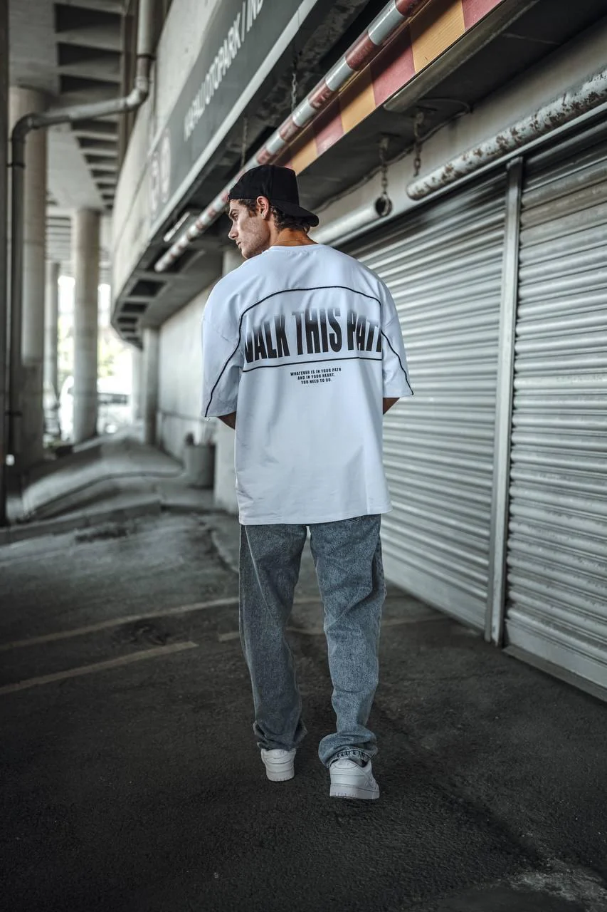 Walk This Path White Tshirts - Image 4